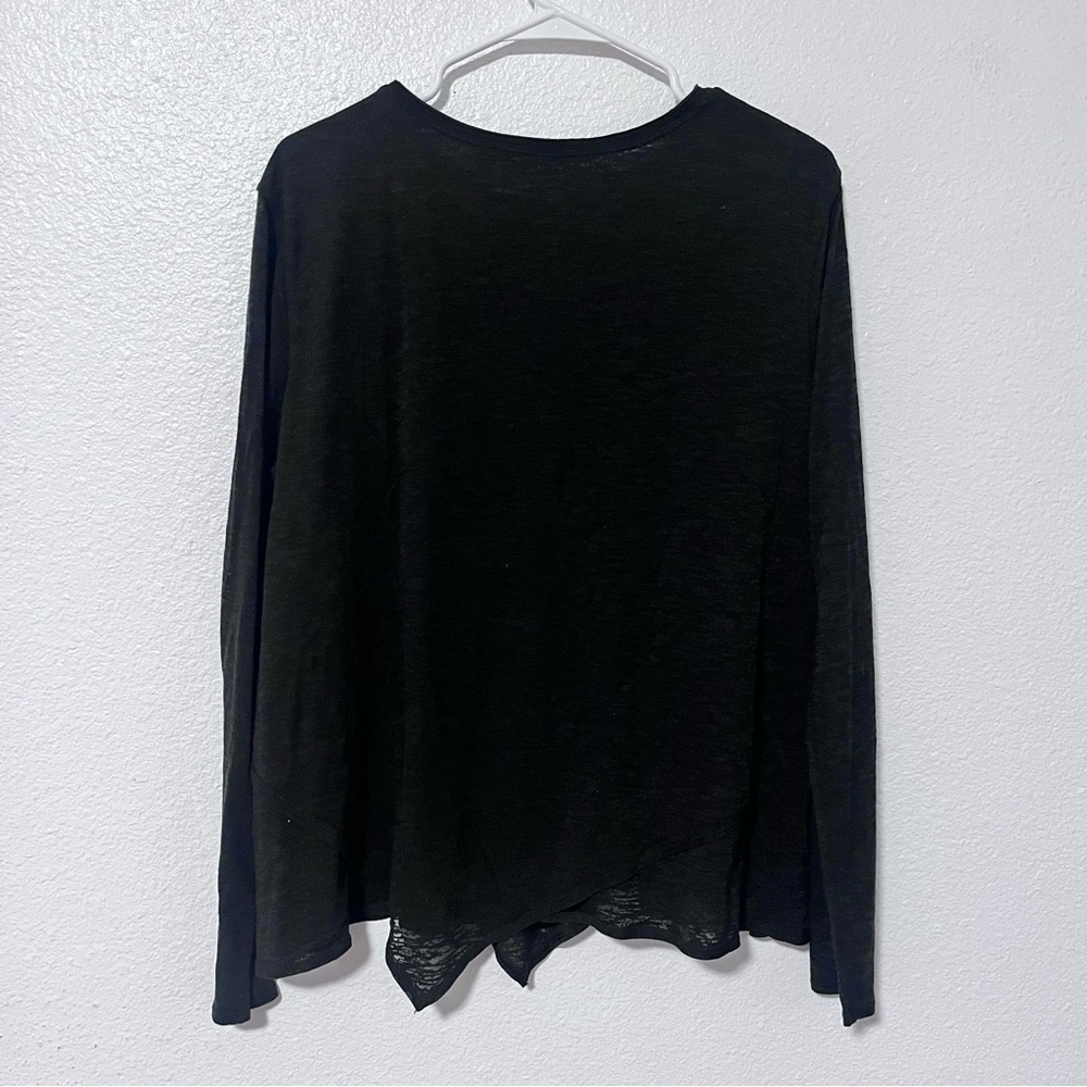 Lululemon Sweetest Day Long Sleeve *Burnout Black Size 12 - Picture 7 of 7